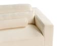 Miniatyrbillede 9 af 11: 3-personers sofa cremehvid boucle med justerbar ryglænshøjde moderne stil stue værelse opholdsrum