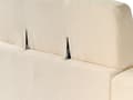 Miniatyrbillede 11 af 11: 3-personers sofa cremehvid boucle med justerbar ryglænshøjde moderne stil stue værelse opholdsrum