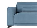 Miniatyrbillede 8 af 11: 3-personers sofa i blåt polyesterstof med justerbar ryglænshøjde i moderne stil i stuen