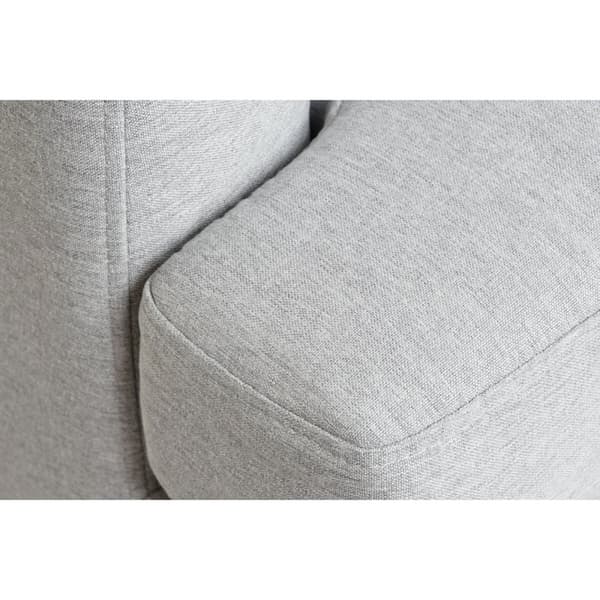 Divaanisohva DKD Home Decor Vaaleanharmaa Metalli 250 x 160 x 85 cm