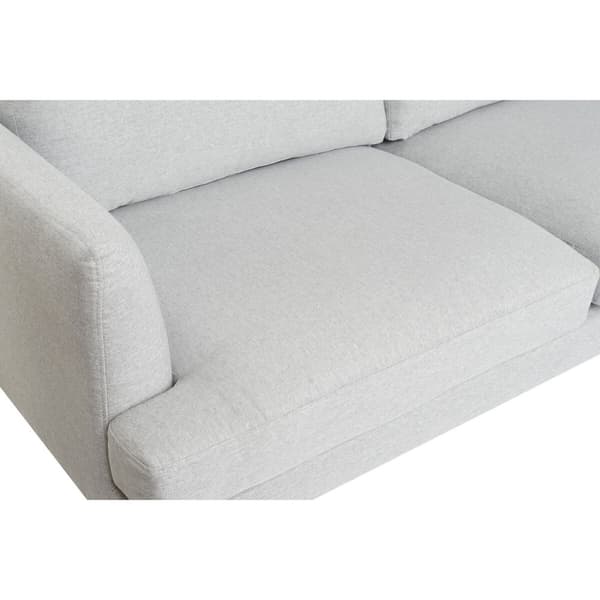 Divaanisohva DKD Home Decor Vaaleanharmaa Metalli 250 x 160 x 85 cm