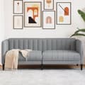 Miniatyrbild 1 av 2: Soffa 2-sits ljusgrå tyg