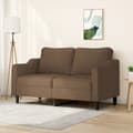Miniatyrbild 1 av 2: 2-sitssoffa brun 140 cm tyg