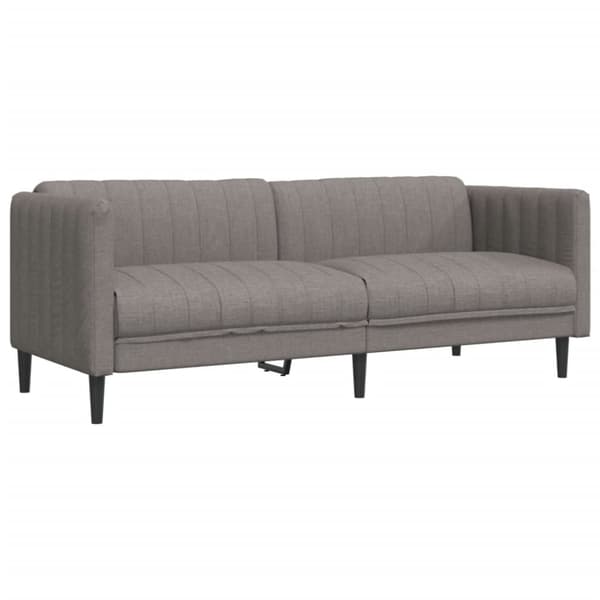 Soffa 3-sits taupe tyg