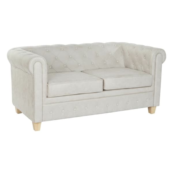 Sofa DKD Home Decor 151 x 82 x 70 cm Naturell Tre Brun Krem Vintage