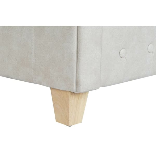 Sohva DKD Home Decor 151 x 82 x 70 cm Luonnollinen Puu Ruskea Kerma Vintage