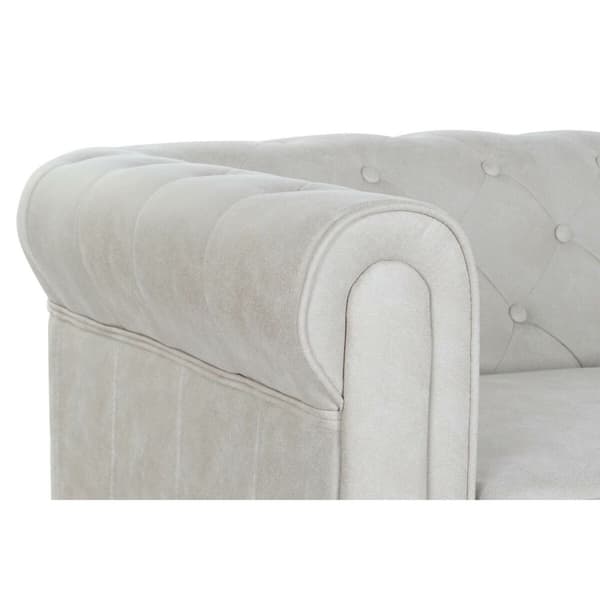 Sohva DKD Home Decor 151 x 82 x 70 cm Luonnollinen Puu Ruskea Kerma Vintage