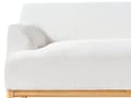 Miniatyrbillede 8 af 10: Hjørnesofa med Chaiselong Off White Boucle 3 Personers Sofa L Formet Sofa Dyb Blød Stofsofa Design Venstrevendt