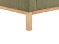 Miniatyrbillede 8 af 9: Hjørnesofa med Chaiselong Grøn Polyester 3 Personers Sofa L Formet Sofa Dyb Blød Stofsofa Design Højrevendt