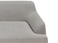 Miniatyrbillede 6 af 9: Sofa Grå Polyester 3 Personers Tyk Polstret Dyb Blød Stofsofa til Stuen Moderne Inspiration Stue Møbel Klassisk
