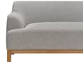 Miniatyrbillede 7 af 9: Sofa Grå Polyester 3 Personers Tyk Polstret Dyb Blød Stofsofa til Stuen Moderne Inspiration Stue Møbel Klassisk