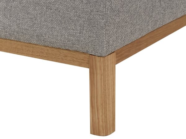 Sofa Grå Polyester 3 Personers Tyk Polstret Dyb Blød Stofsofa til Stuen Moderne Inspiration Stue Møbel Klassisk
