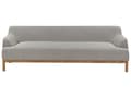 Miniatyrbillede 1 af 9: Sofa Grå Polyester 3 Personers Tyk Polstret Dyb Blød Stofsofa til Stuen Moderne Inspiration Stue Møbel Klassisk