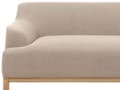 Miniatyrbillede 7 af 9: Hjørnesofa med Chaiselong Taupe Polyester 3 Personers Sofa L Formet Sofa Dyb Blød Stofsofa Design Venstrevendt