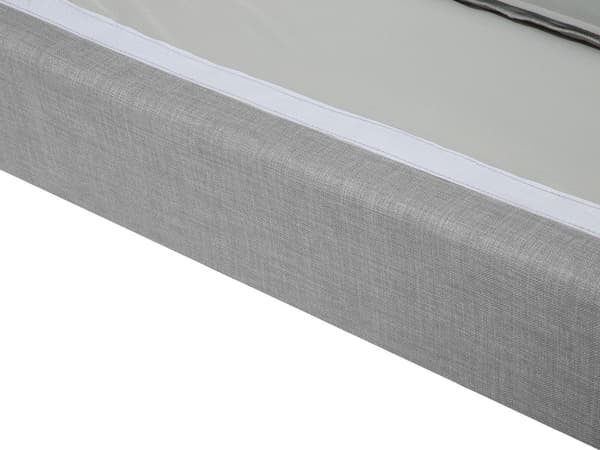 Hjørnesofa med Chaiselong Lysegrå Polyester 3 Personers Sofa L Formet Sofa Dyb Blød Stofsofa Design Højrevendt