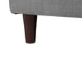 Miniatyrbillede 11 af 11: Hjørnesofa med Chaiselong Lysegrå Polyester 3 Personers Sofa L Formet Sofa Dyb Blød Stofsofa Design Højrevendt