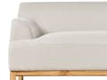 Miniatyrbillede 7 af 9: Sofa Lys Beige Polyester 3 Personers Tyk Polstret Dyb Blød Stofsofa til Stuen Moderne Inspiration Stue Møbel Klassisk
