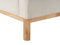 Miniatyrbillede 8 af 9: Sofa Lys Beige Polyester 3 Personers Tyk Polstret Dyb Blød Stofsofa til Stuen Moderne Inspiration Stue Møbel Klassisk