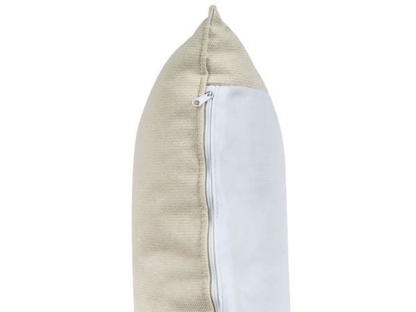 Hörnsoffa Vänster Beige Tygklädsel Träben Schäslong Kudde Rygg