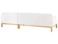 Miniatyrbilde 6 av 10: Hjørnesofa Off-white Bouclé 3-seter Venstrevendt Ben i tre Moderne og tradisjonell stil Stue