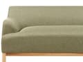 Miniatyrbilde 7 av 9: Sofa Grønn Polyesterstoff 3-seter Ben i tre Vannavvisende stoff Moderne og tradisjonell stil Stue