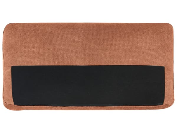 Hörnsoffa Vänster 3-sits Ljusröd Tyg Stoppad Armstöd Extra Kuddar Minimalistisk Modern Stil