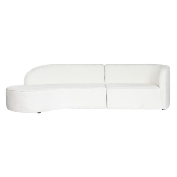 Sofa Home ESPRIT Hvid Moderne 299 x 107 x 73 cm