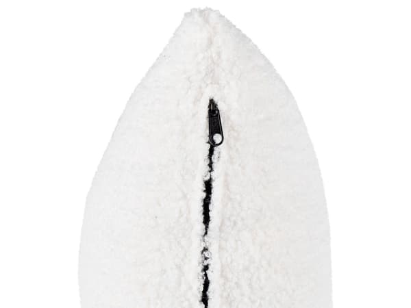 Sofa Off-White Boucle Stofftrekk Treben 4 Seter Tykt Polstret Moderne Stil Stue Møbler