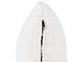 Miniatyrbilde 10 av 11: Sofa Off-White Boucle Stofftrekk Treben 4 Seter Tykt Polstret Moderne Stil Stue Møbler