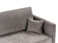 Miniatyrbilde 10 av 11: Sovesofa Taupe Polyester Stoff Konvertible Sovesofa med Oppbevaring Ekstra Puter Avtakbare Trekk Moderne Minimalistisk Stil
