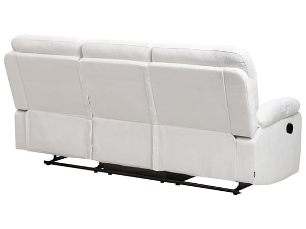 Hvilestol Sofa Hvile 3 Seter Manuelt Justerbar Rygg og Fotstøtte Stue Møbler