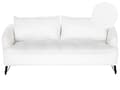 Miniatyrbilde 1 av 11: Sofa Hvit Boucle Polstring Tre Ramme Stue 3 Seter Moderne Stil Design Til Stue