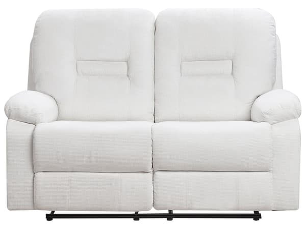 Hvilestol Sofa Hvile 2 Seter Manuelt Justerbar Rygg og Fotstøtte Stue Møbler