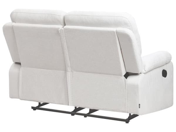 Hvilestol Sofa Hvile 2 Seter Manuelt Justerbar Rygg og Fotstøtte Stue Møbler