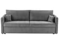 Miniatyrbilde 1 av 11: Sovesofa Lys Grå Polyester Stoff Konvertible Sovesofa med Oppbevaring Ekstra Puter Avtakbare Trekk Moderne Minimalistisk Stil