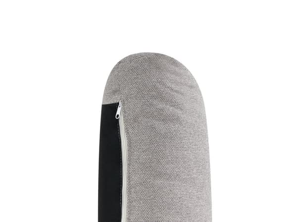 Høyre Hjørnesofa Grå Polstring av Stoffet Treben Stilig Design Moderne Stil
