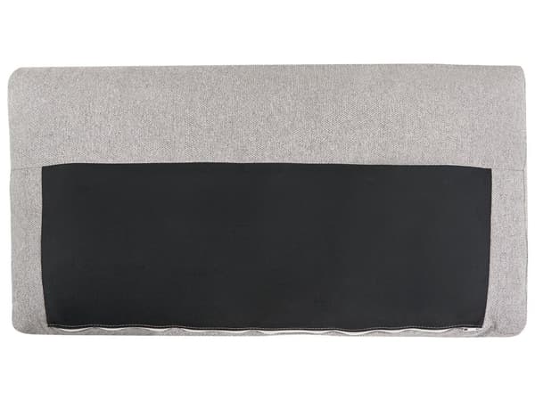 Høyre Hjørnesofa Grå Polstring av Stoffet Treben Stilig Design Moderne Stil