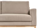 Miniatyrbilde 8 av 11: Høyre Hjørnesofa Taupe Polstring av Stoffet Treben Stilig Design Moderne Stil