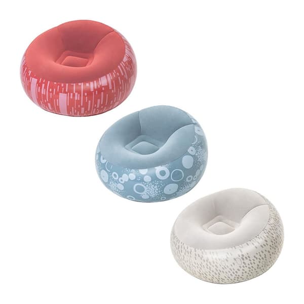 Bestway Jättestor Uppblåsbar Sittplats Fashion Färg Sorterad 112x112x66 cm Inre 75052