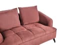 Miniatyrbillede 8 af 11: Sofa Bordeaux Polyester 2 Personers Tyk Polstret Dyb Blød Stofsofa til Stuen Moderne Inspiration Stue Møbel Klassisk