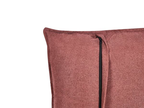 Sofa Bordeaux Polyester 2 Personers Tyk Polstret Dyb Blød Stofsofa til Stuen Moderne Inspiration Stue Møbel Klassisk