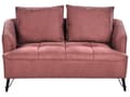 Miniatyrbillede 1 af 11: Sofa Bordeaux Polyester 2 Personers Tyk Polstret Dyb Blød Stofsofa til Stuen Moderne Inspiration Stue Møbel Klassisk