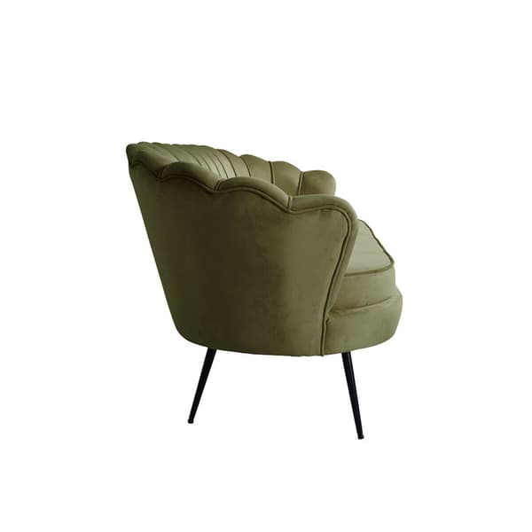 Nice sofa 3 seter velour grønn.