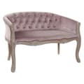 Pikkukuva 1 / 3: Sohva DKD Home Decor Ruskea Pinkki Puu Moderni 107 x 61 x 71 cm