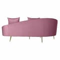 Pikkukuva 3 / 4: Sohva DKD Home Decor Pinkki Kullattu Metalli Polyesteri (210 x 120 x 84 cm)