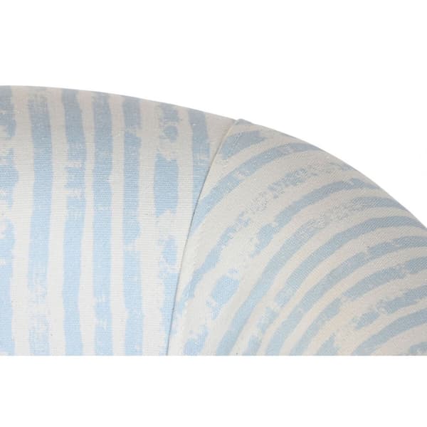 Sohva DKD Home Decor Sininen Valkoinen Taivaansininen Metalli Raidat Välimeren 130 x 68 x 78 cm