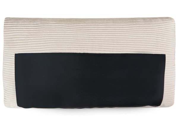 Hörnsoffa Höger Ljus Beige Manchesterklädsel Träben Stilren