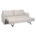 Pikkukuva 5 / 9: Sohva Beige Polyesteri Pellava 210 x 93 x 95 cm