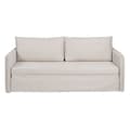 Pikkukuva 8 / 9: Sohva Beige Polyesteri Pellava 210 x 93 x 95 cm