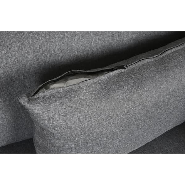 Divaanisohva DKD Home Decor Harmaa Metalli Moderni 276 x 152,5 x 84 cm